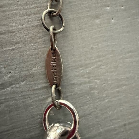 Sabika Silver Tone Chainlink Necklace - Picture 7 of 9